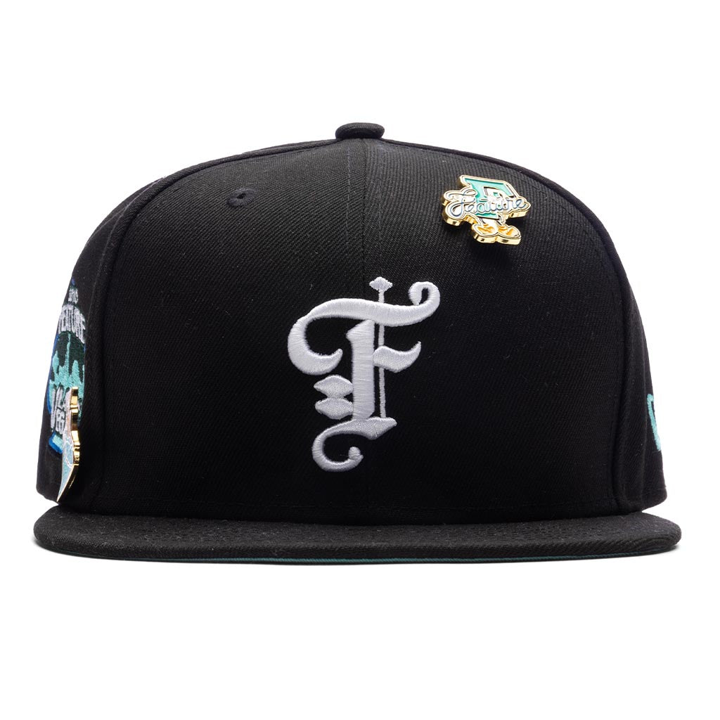 New Era Old English Las Vegas Fitted - Black/Mint