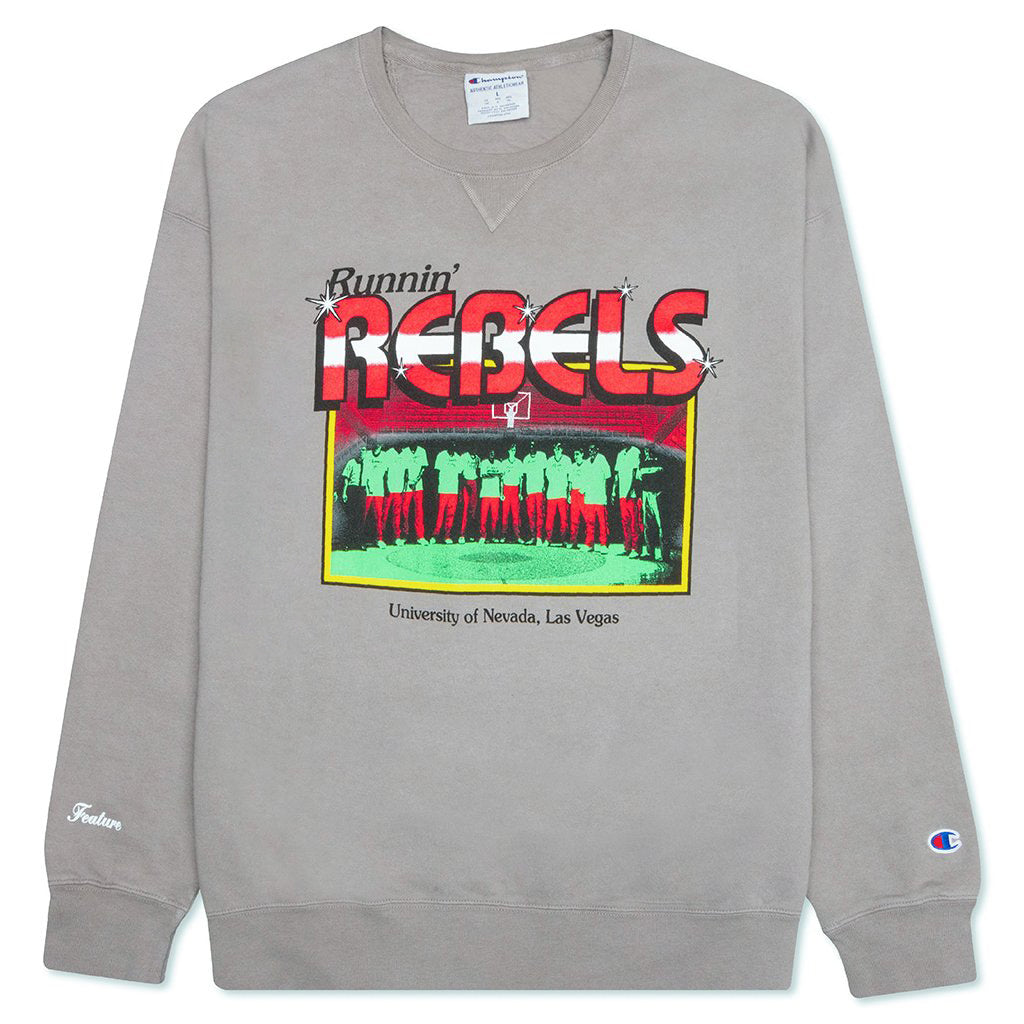 UNLV Group Shot Crewneck Sweater - Pigment Grey