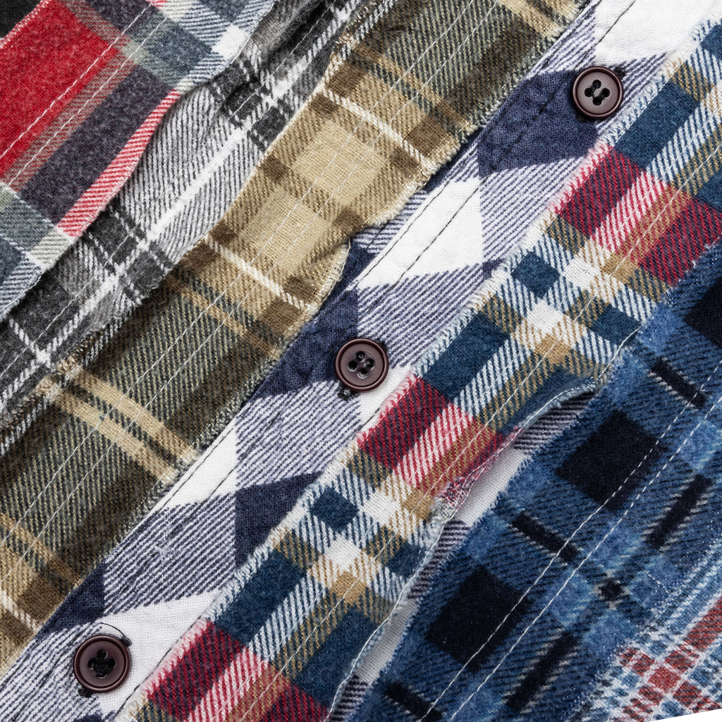 Flannel Shirt Ribbon Shirt - Assorted