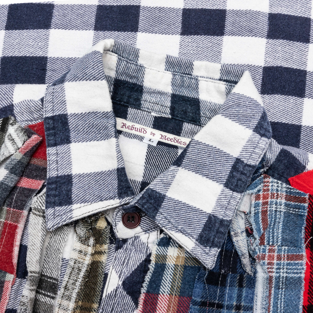 Flannel Shirt Ribbon Shirt - Assorted