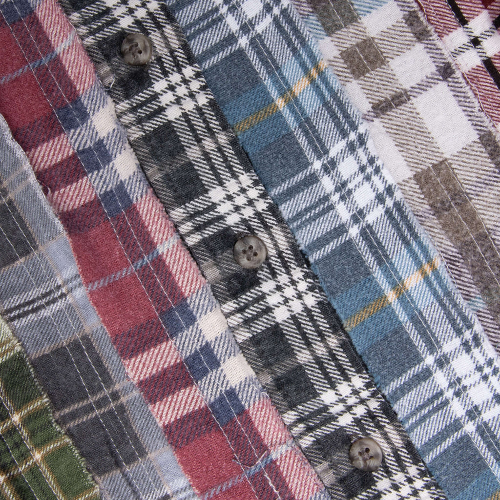 Flannel Shirt Ribbon Shirt - Assorted