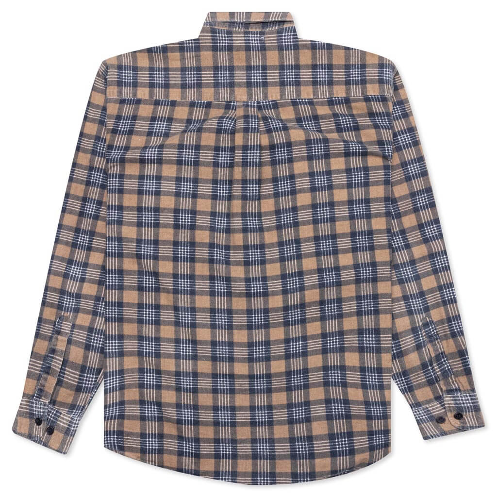 Flannel Shirt Ribbon Shirt - Assorted