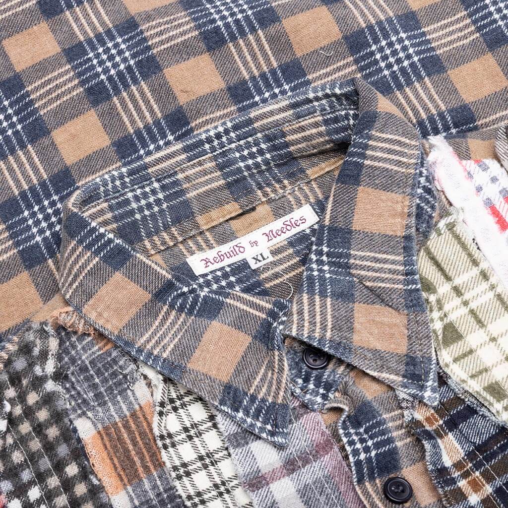 Flannel Shirt Ribbon Shirt - Assorted