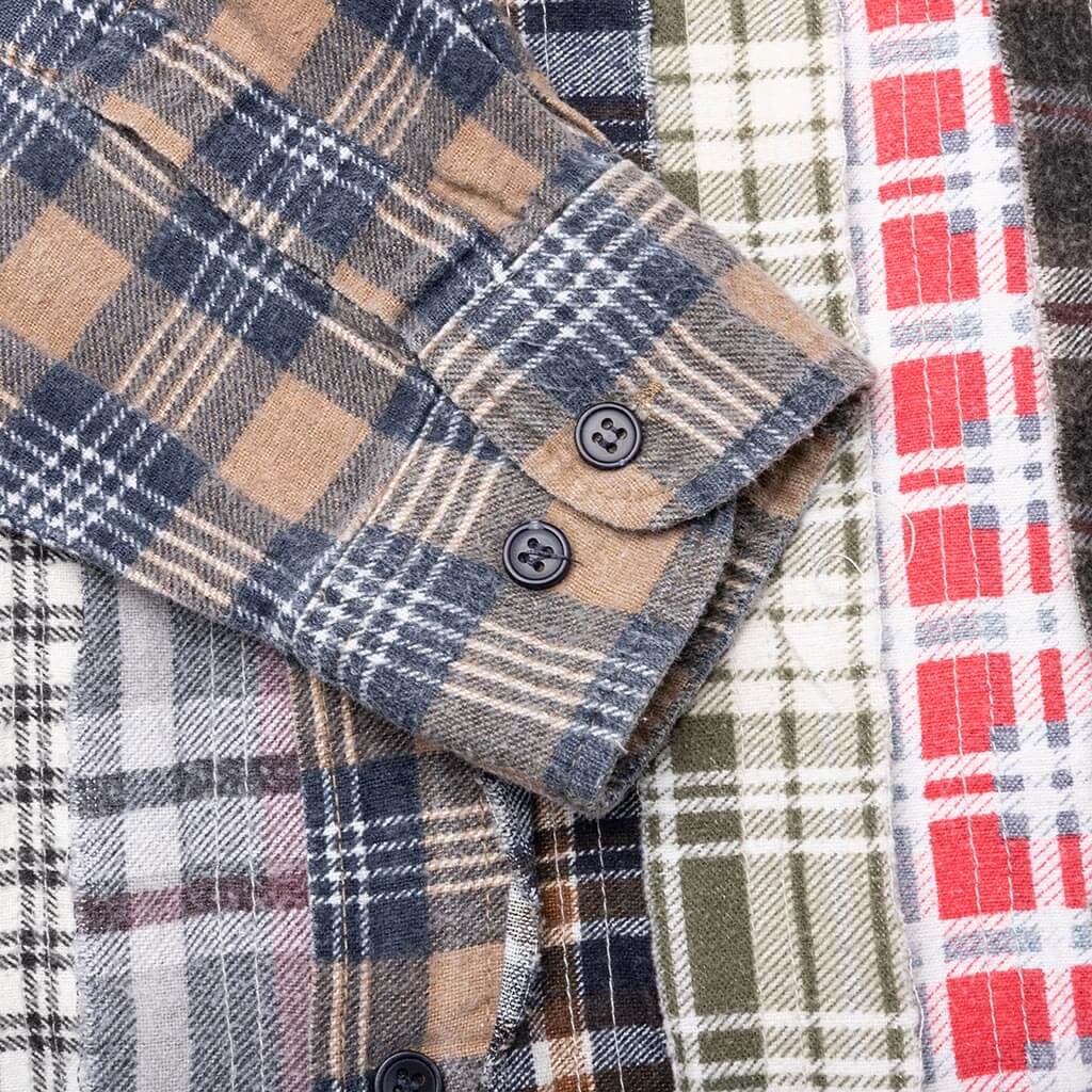 Flannel Shirt Ribbon Shirt - Assorted