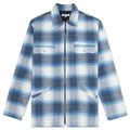 Full Zip Flannel - Blue