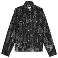 Reflective Denim Jacket - Black/3M