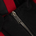 Embroidered Varsity Jacket - Red