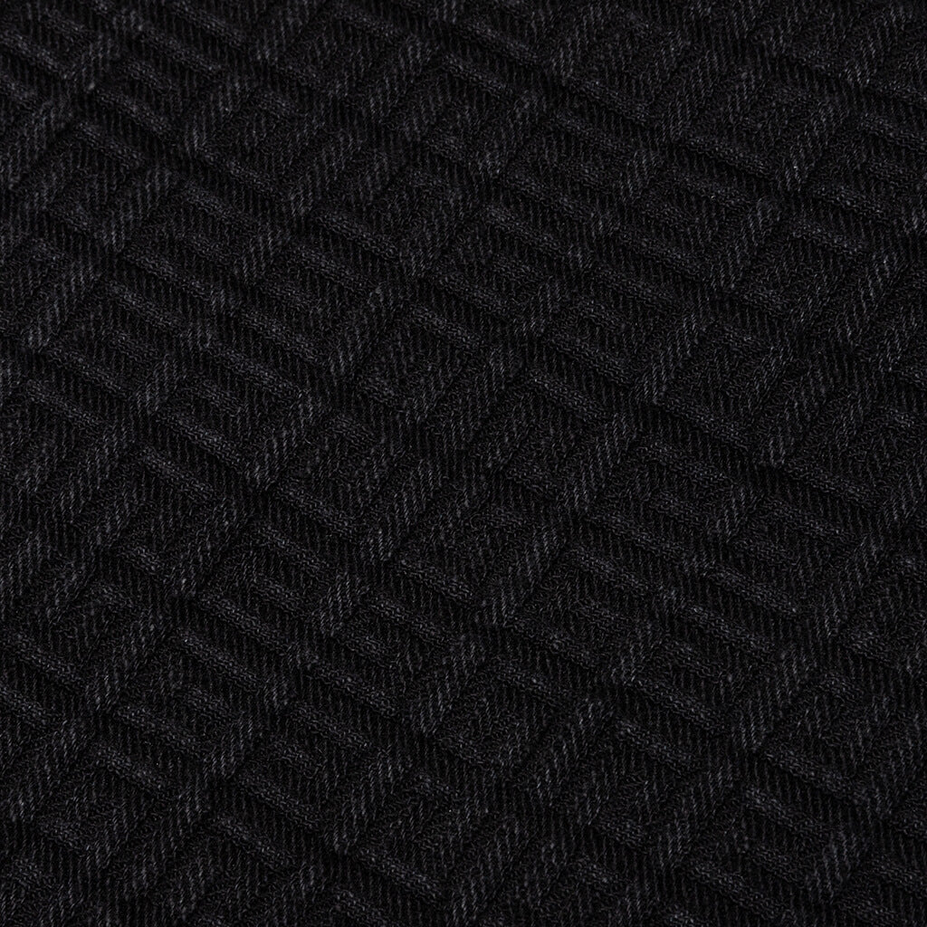 Straight Fit Denim Trousers - Flat Black