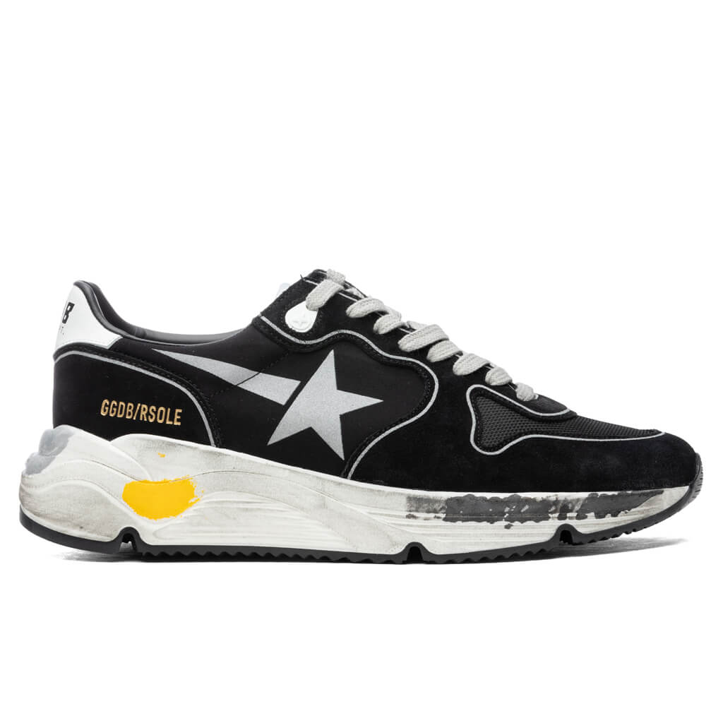 Running Sole - Black/Silver