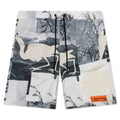 HP Cutout Nylon Swim Shorts - Grey