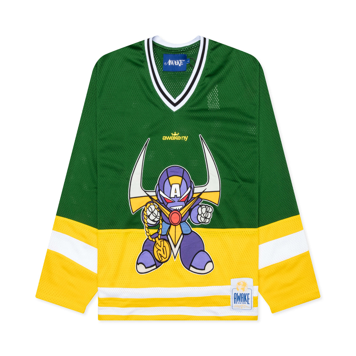 Mesh Jersey - Green Multi