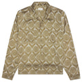 Floral L/S Button-Up - Gold