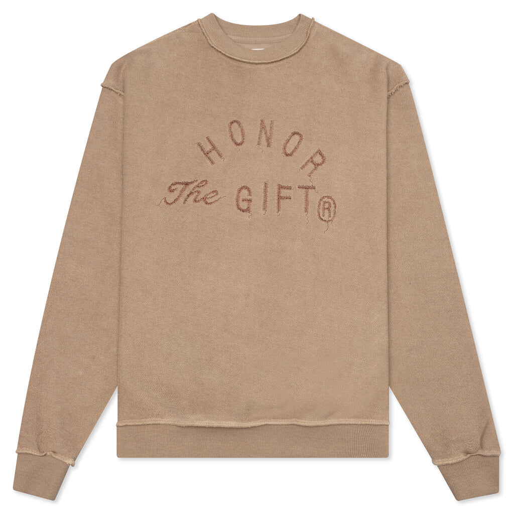 HTG Weathered Crewneck - Coyote