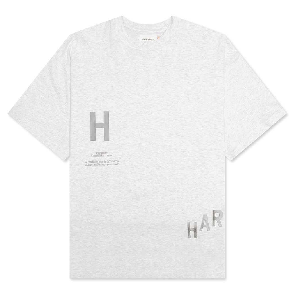 Hardship S/S Tee - Light Heather