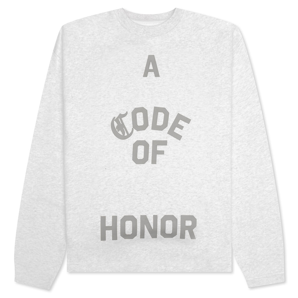 Honor Code Crewneck - Light Heather