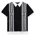 Private School S/S Polo - Black
