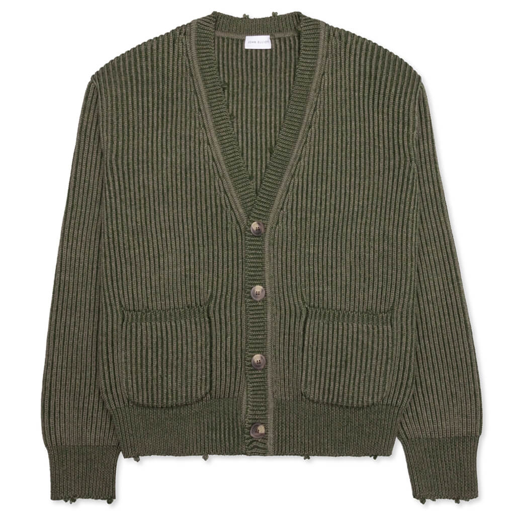 Structure Wool Knit Cardigan - Surplus