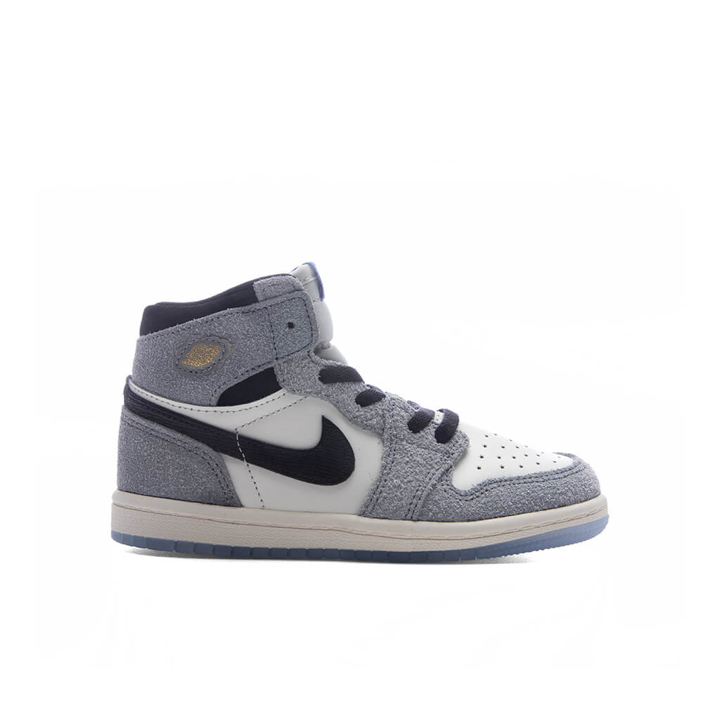 Air 1 Retro High OG 'All Star' (TD) - Cool Grey/Black/Game Royal
