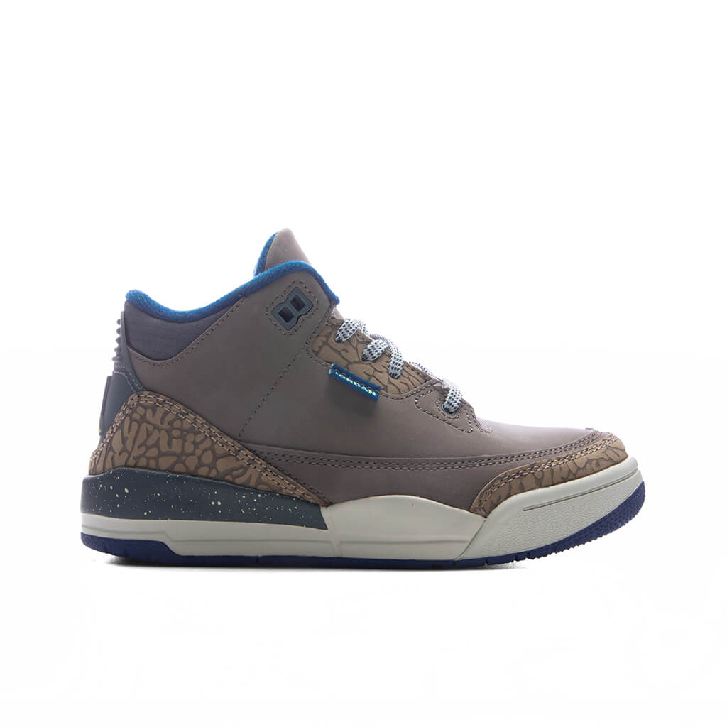 Air 3 Retro 'We Outside' (PS) - Olive Grey/Green Abyss/Khaki