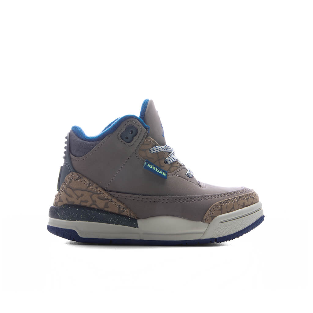 Air 3 Retro 'We Outside' (TD) - Olive Grey/Green Abyss/Khaki