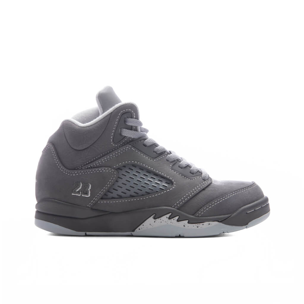 Air 5 Retro 'Wolf Grey' (PS) - Light Graphite/White/Wolf Grey