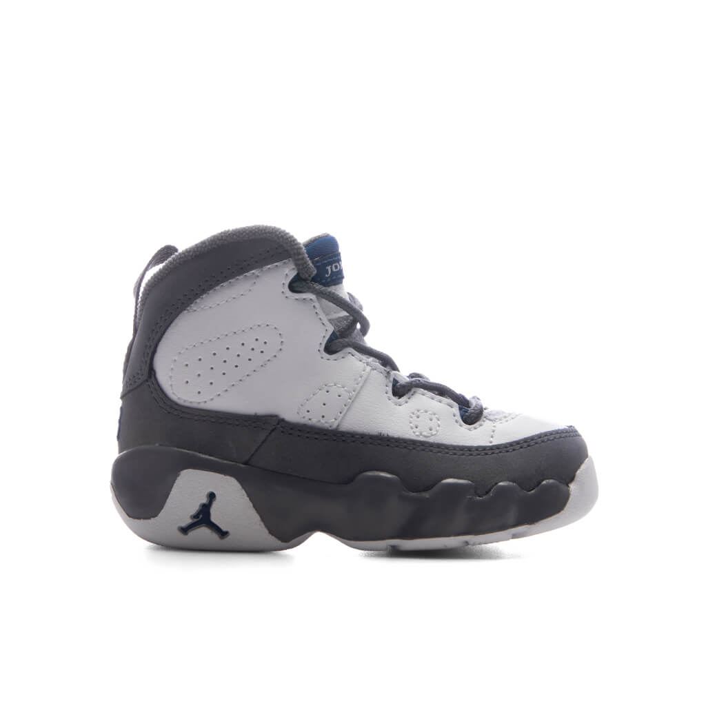 Air 9 Retro 'Flint Grey' (TD) - White/French Blue/Flint Grey