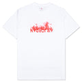 AJ4 Graphic S/S T-Shirt - White/University Red