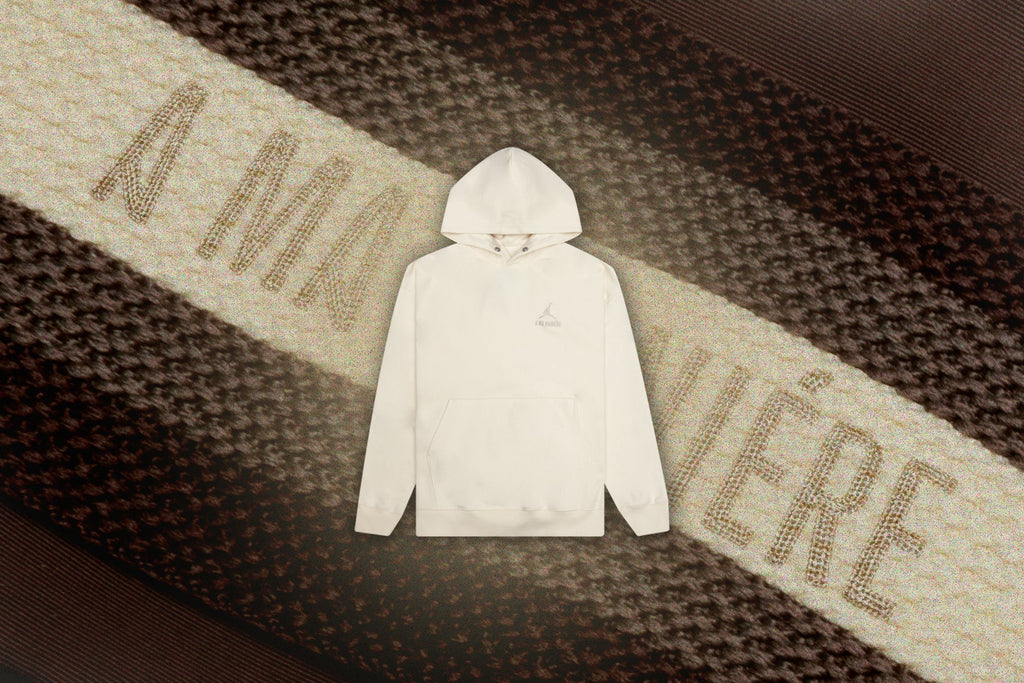 A Ma Maniere Jacquard Hoodie - Coconut Milk