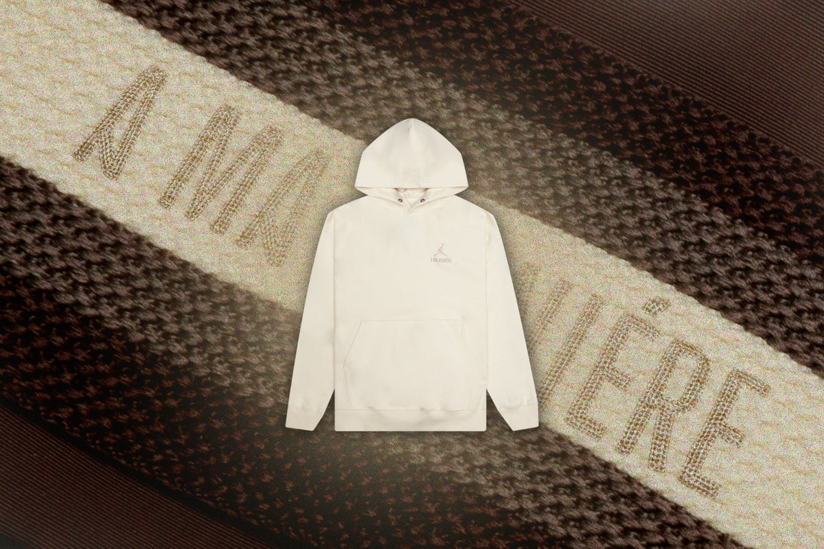 A Ma Maniere Jacquard Hoodie - Coconut Milk
