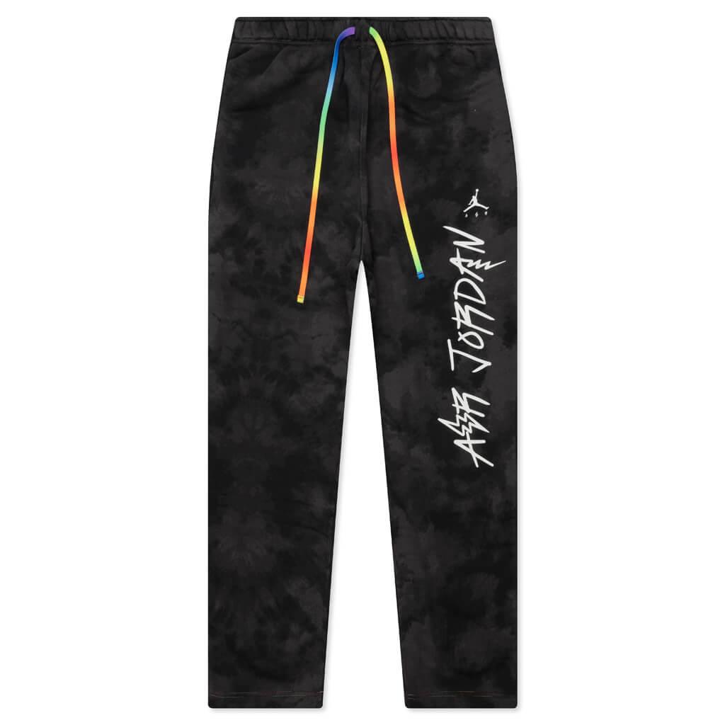 J Balvin Fleece Pants - Flat Pewter/Black
