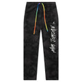 J Balvin Fleece Pants - Flat Pewter/Black
