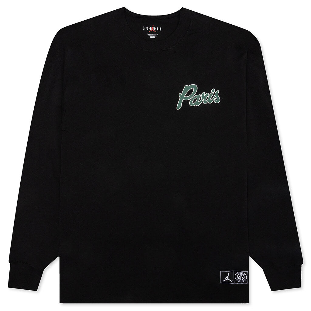 Paris Saint-Germain L/S Tee - Black