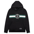 Paris Saint-Germain Fleece Pullover Hoodie - Black/White