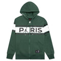 Paris Saint-Germain Full-Zip Fleece Hoodie - Noble Green