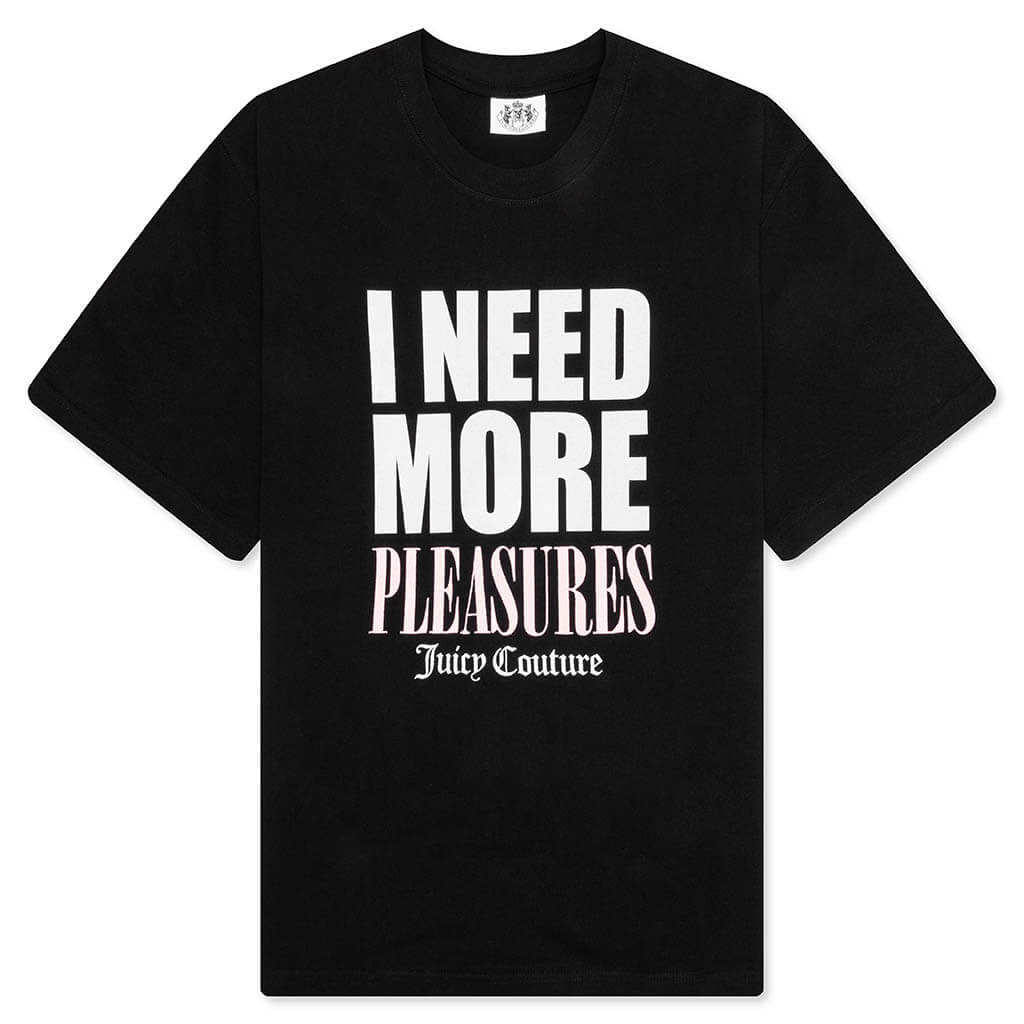 Juicy Couture Juicy Heavyweight T-Shirt - Black