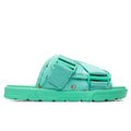 222 Banda Degana Sandals - LT Green/Off-White