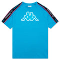 Logo Tape Avirec 2 T-Shirt - Blue Turkis/Black