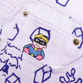 Doodle Drawing Pants - White