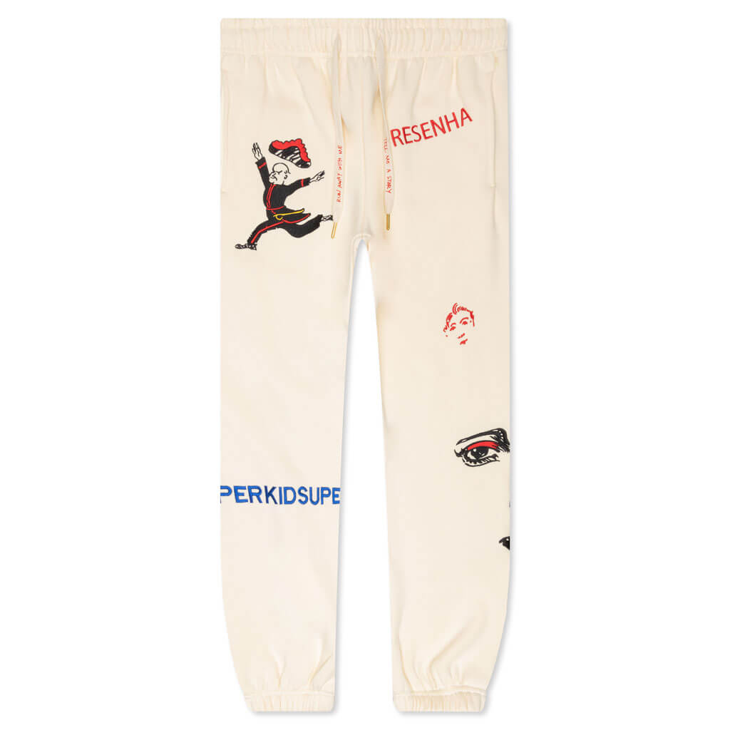 Sweatpants - Cream