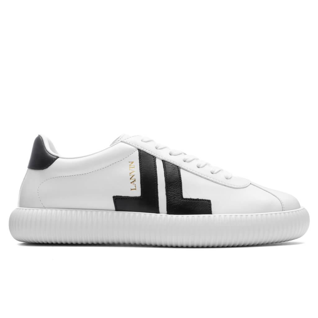 Glen Low Top Sneakers - White/Black