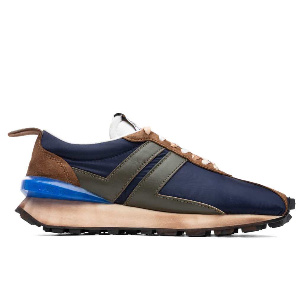 Running Sneakers - Navy Blue/Green