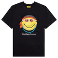 Smiley Don't Happy, Be Worry Tee - Black