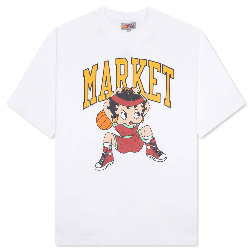 Betty Boop Dunking T-Shirt - White
