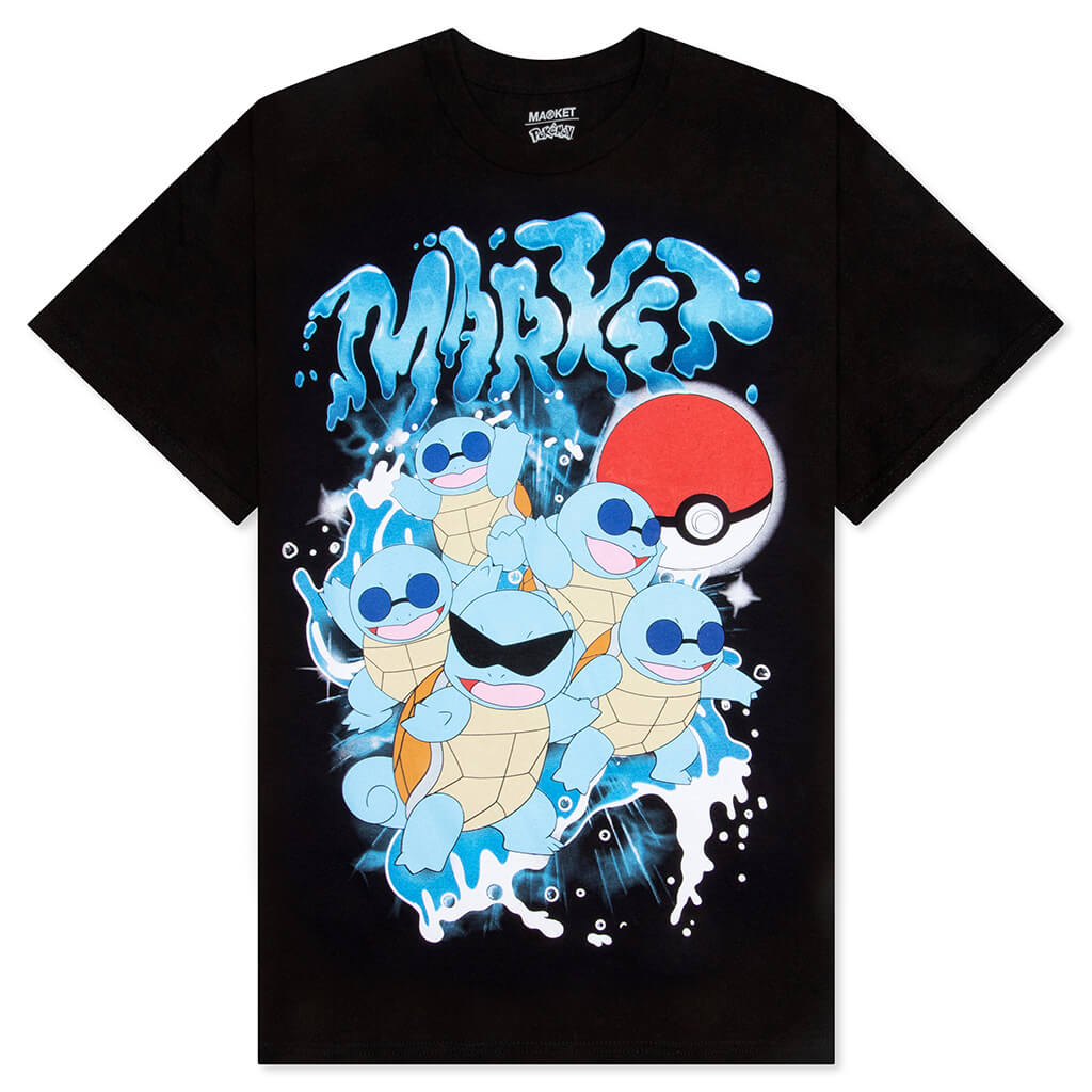 Pokemon Squirtle Squad T-Shirt - Black