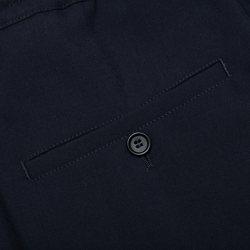 Cropped Pants - Blue/Black