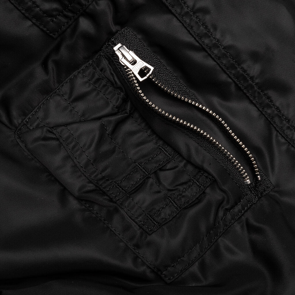 Alpha Industries Patchwork MA-1 Bomber Jacket - Black
