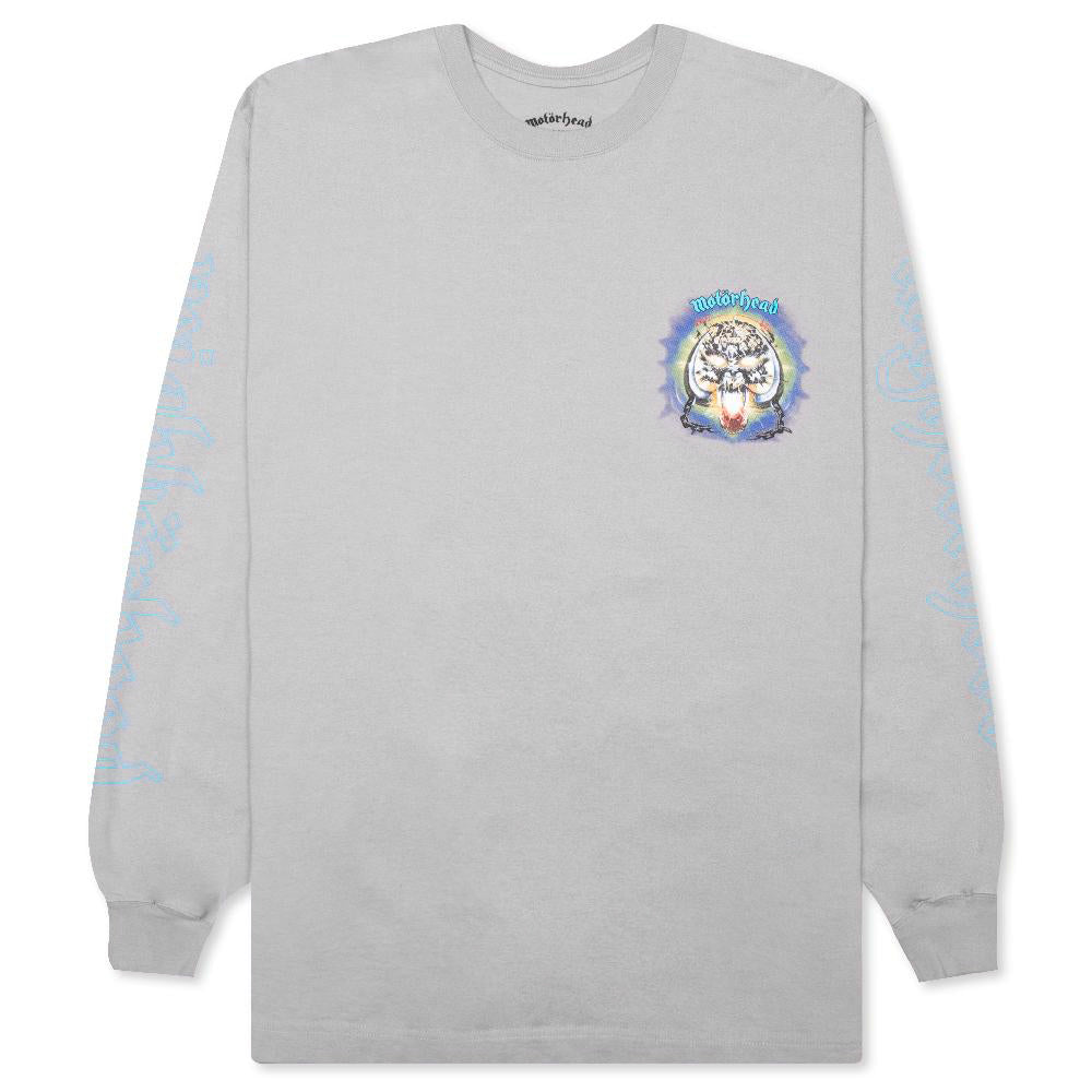 Motor Head 1 L/S C-Tee - Grey