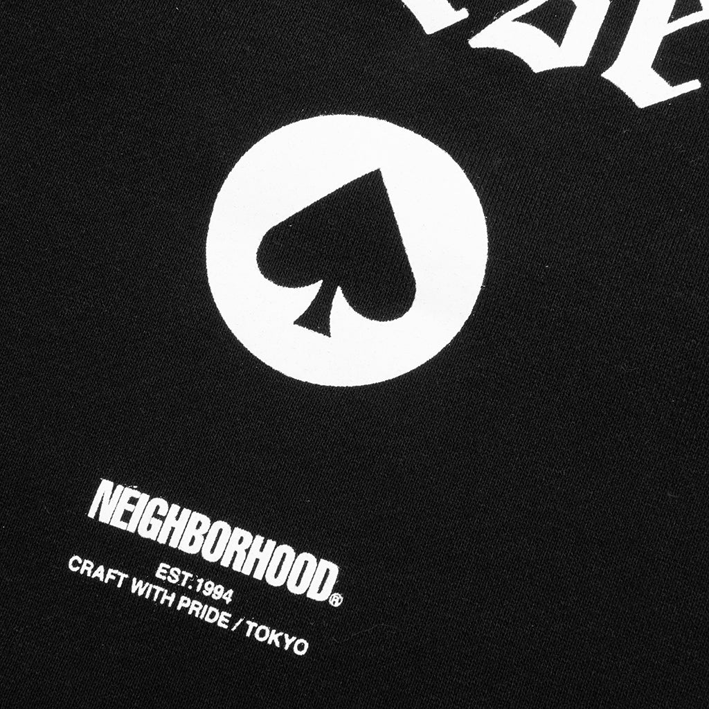 Motor Head L/S C-Hoodie - Black