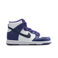 Dunk High (PS) - White/Midnight Navy/Electro Purple