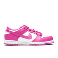 Dunk Low (GS) - White/Active Fuchsia